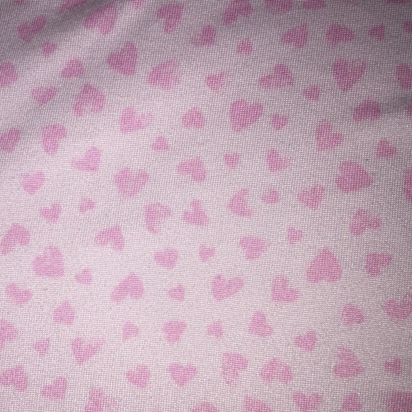 Laura Ashley Pink Heart Print Robe Size Large - Picture 8 of 8